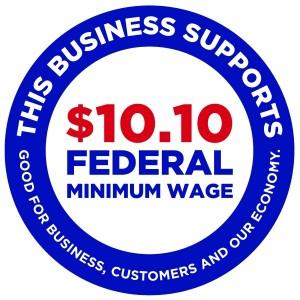 How A Sticker In A Store Window Could Push Lawmakers To Increase The Minimum Wage