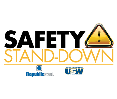 USW & Republic Steel safety stand-down