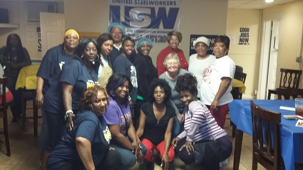 USW Local 15120 Women of Steel members with guest speaker TN State Representative Joanne Favors, District 28 out of Nashville Tennessee.