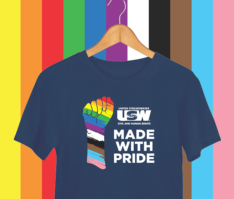 Order your USW Made With Pride shirts today! | United Steelworkers